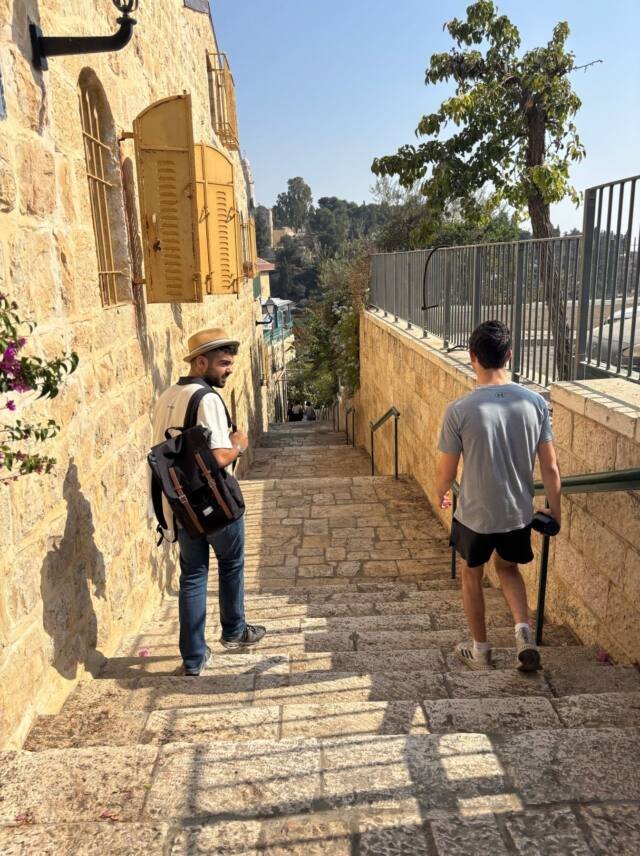The stone lanes of Yemin Moshe