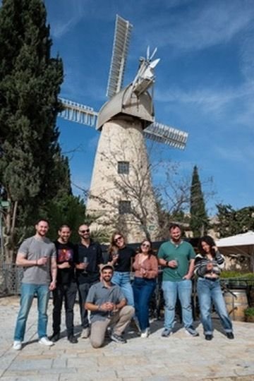 The Montefiore windmill above Mishkenot Sha’ananim