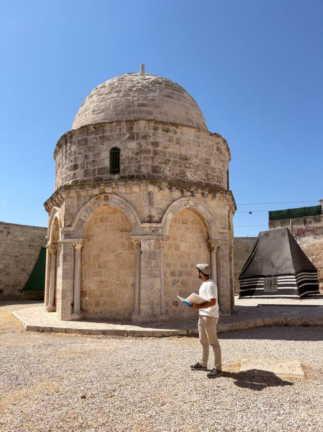 A domed chapel on the Mount of Olives