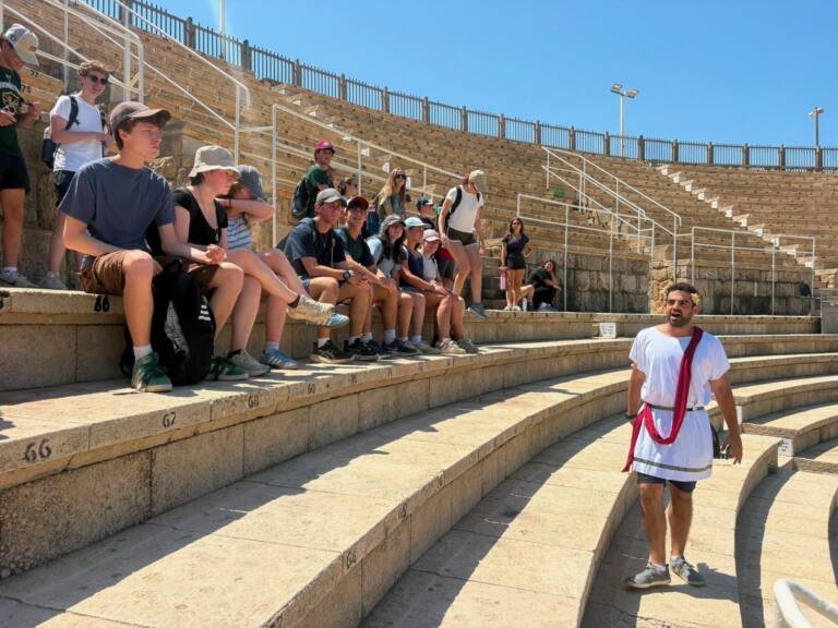 The Roman theatre at Caesarea