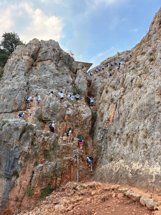 The ascent at The Arbel Mountain Hike